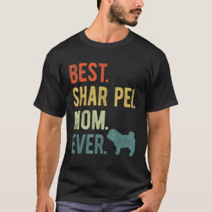 Beste Shar Pei Mama je Hunde Muttertag T-Shirt