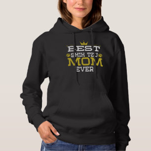 Beste Shih-Tzu-Mama je für Hunde Vintag Hoodie