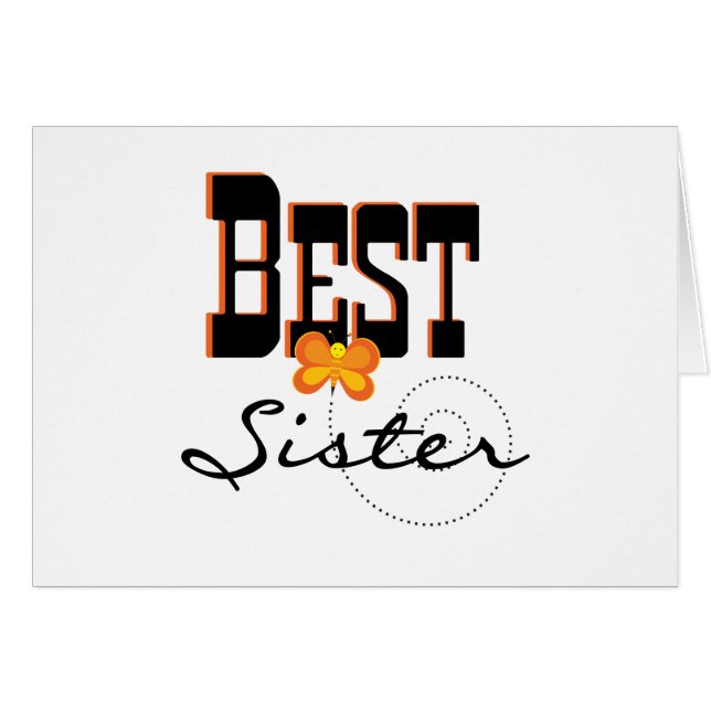 Beste Sister-T - Shirt und Geschenke (Vorderseite (Horizontal))