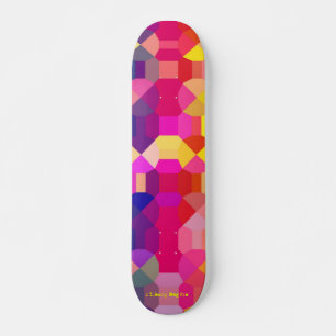 BESTE SKATEBOARTEN - RAINBOW-MOSAIK - KUNSTSTOM SKATEBOARD