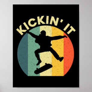 Beste Skater-Geschenke Skateboarder-Kunst für Männ Poster