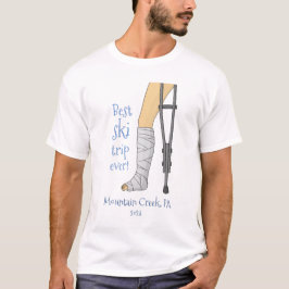 Beste Ski-Tour Ever Funny Knöchel gegossen T - Shi T-Shirt