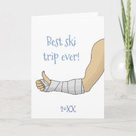 Beste Skireise je Arm in gegossener Sonne Gute Kar Karte