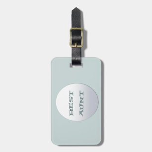 Beste Sliver/Blue Tante Gepäckanhänger