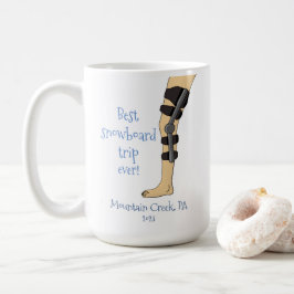 Beste Snowboardtour Ever Gewitterte Kniebehange Kaffeetasse
