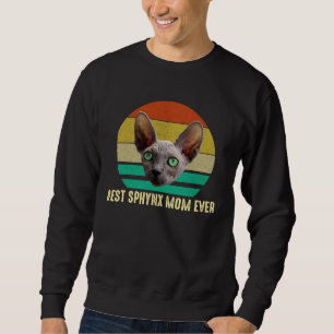 Beste Sphynx-Mutter überhaupt haarlose Katze Sweatshirt