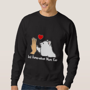 Beste Spitz-Mama je Beste Hunde-Mama Sweatshirt
