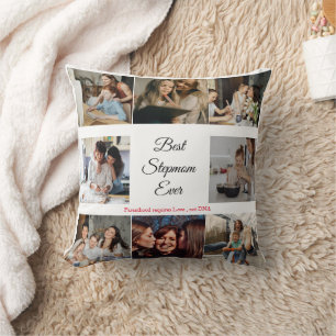 Beste Stepama je Bonus Mama Custom 9 Foto Collage Kissen