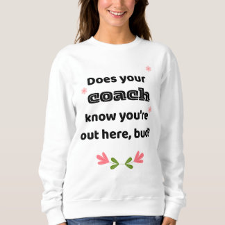 Beste Sticheleien Hockey-Trainer Sweatshirt