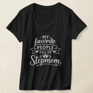 Beste Stiefmutter-Geschenk von Patchworkfamilie V- T-Shirt
