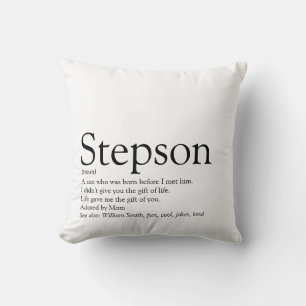 Beste Stiefsohn der Welt Definition Kissen