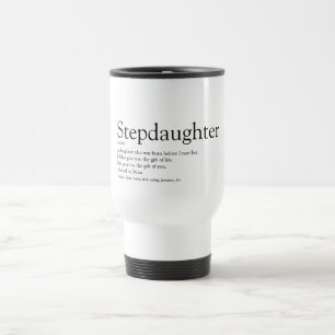 Beste Stieftochter der Welt Definition Lustig Reisebecher