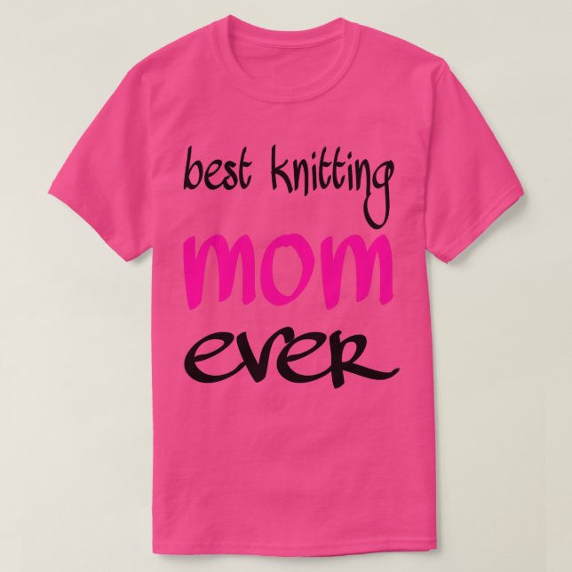 Beste Strickmutter je 331 T-Shirt (Design vorne)