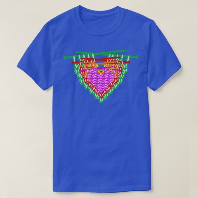 Beste Strickmutter je Sticker 6 T-Shirt (Design vorne)