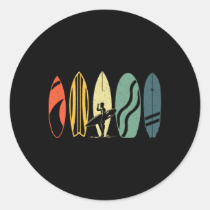 Beste Surfboard Für Männer Frauen Kinder Surfen Su Runder Aufkleber
