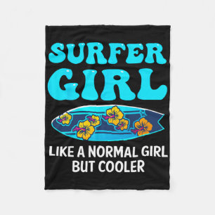 Beste Surfkunst für Mädchen Frauen Strand Surfer S Fleecedecke