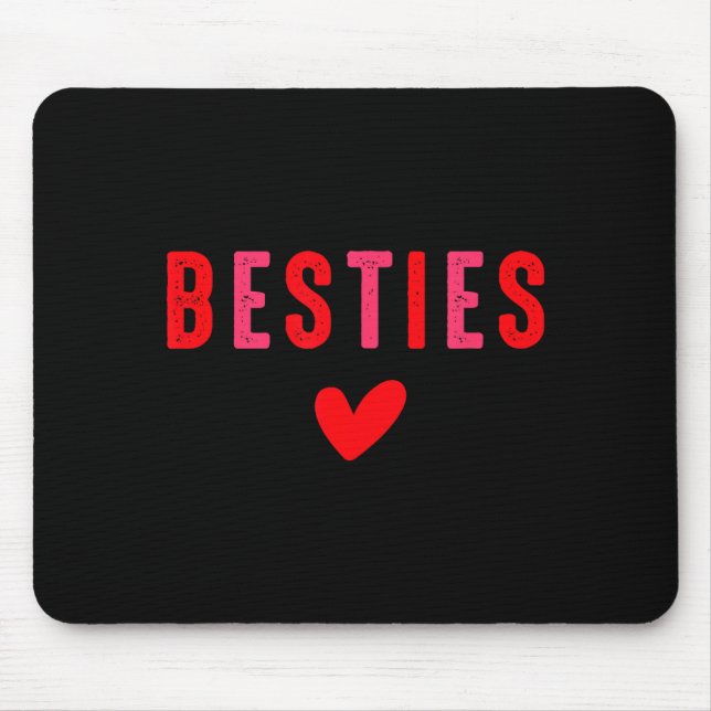 Beste süße passende Mutter-Tochter-Freundin Mousepad (Vorne)
