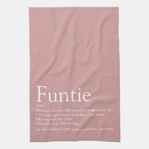 Beste Tante der Welt, Definition von Tante auf Pin Geschirrtuch