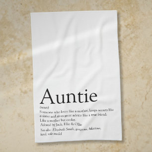 Beste Tante der Welt, Tante Definition Spaß Geschirrtuch