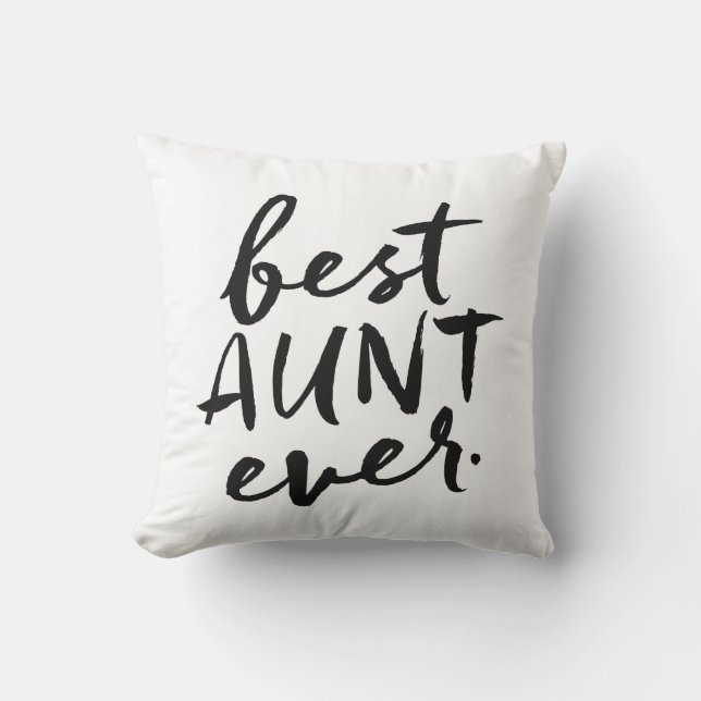 Beste Tante Ever Kissen (Vorderseite)