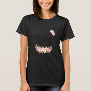 Beste Tante für Frauen Blumenzaubereradete T-Shirt