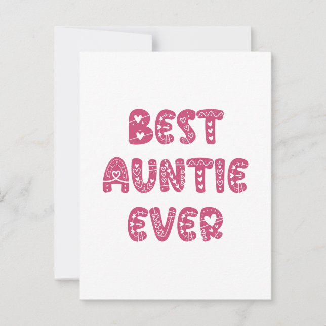 Beste Tante je (Vorderseite)