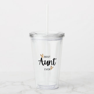 Beste Tante je Acryltrinkbecher