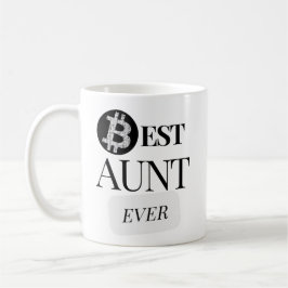 Beste Tante je Bitcoin Krypto Kryptowährung Kaffeetasse