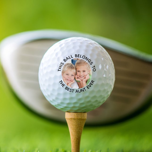 Beste Tante je Foto Golfball (Von Creator hochgeladen)