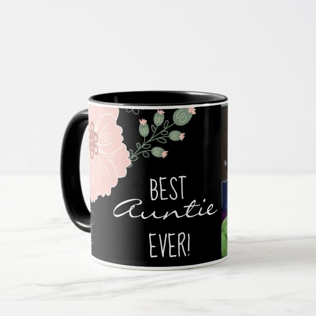 Beste Tante je Foto Tasse (Vorderseite Links)