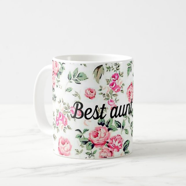 Beste Tante je Kaffeetasse (Vorderseite Links)