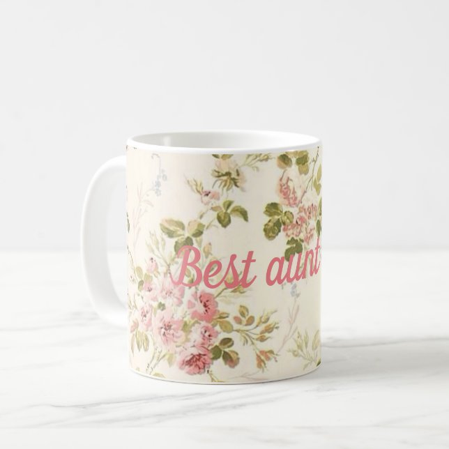 Beste Tante je Kaffeetasse (Vorderseite Links)