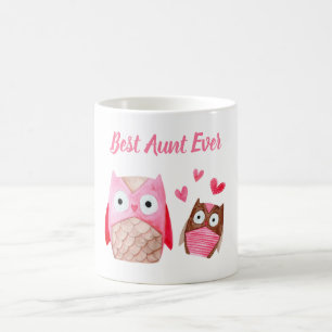 Beste Tante je Niedlichen Hühner Personalisiert r Kaffeetasse