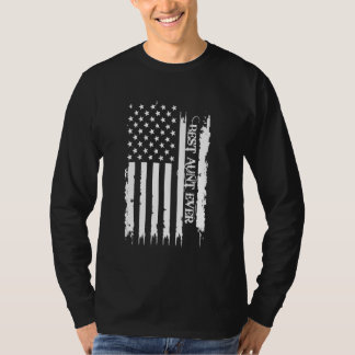 Beste Tante je Staaten unter US-Flagge gestört T-Shirt