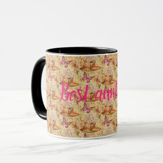 Beste Tante je Tasse (Vorderseite Links)