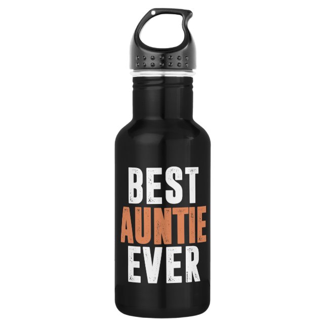 Beste Tante je Trinkflasche (Vorderseite)