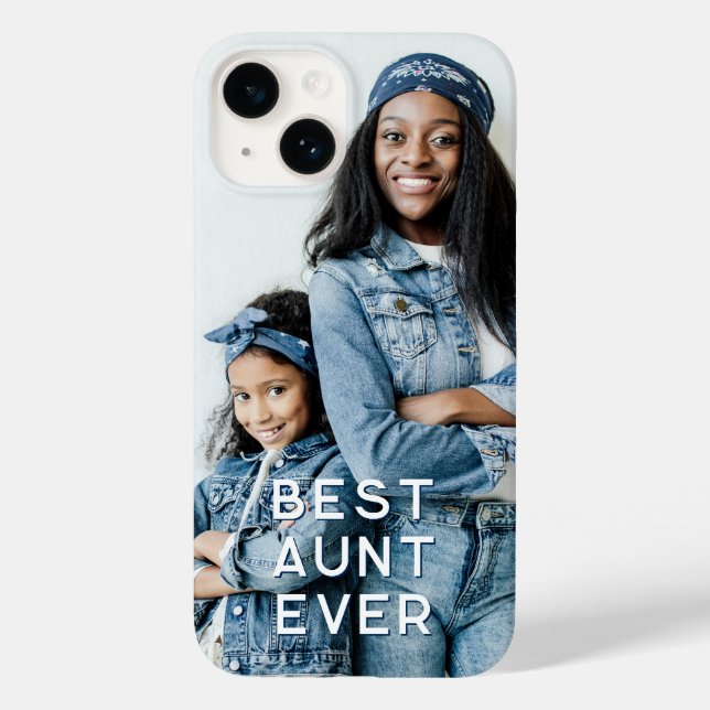 Beste Tante je vertikales Foto Case-Mate iPhone 14 Hülle (Rückseite)
