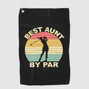 Beste Tante Par - Golfen Golfhandtuch