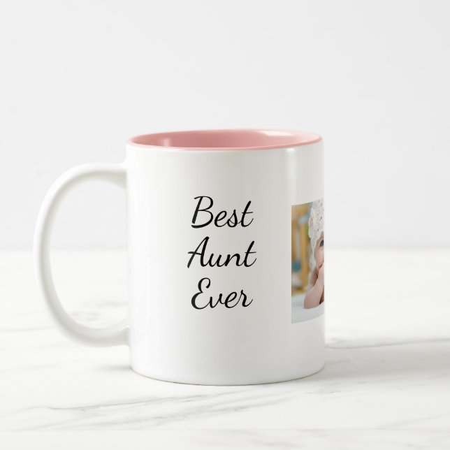 Beste Tante (relativ) Becher Zweifarbige Tasse (Links)