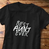 Beste Tante überhaupt Moderne Schwarz-Weiß-Grunge