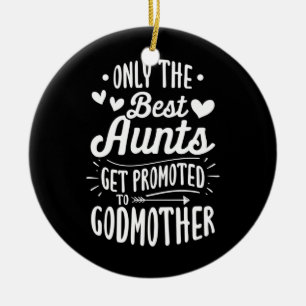 Beste Tanten werden an Godmütter verkauft Keramik Ornament