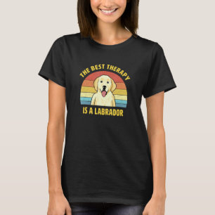 Beste Therapie Ist Ein Labrador Retriever Welpe De T-Shirt