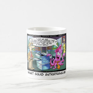 Beste Tintenfisch-Unternehmer Lustige T-Shirts Ges Kaffeetasse