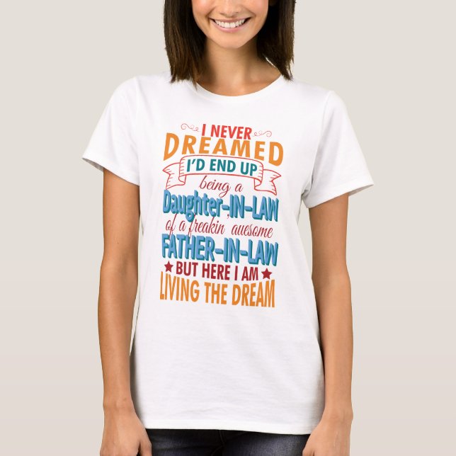 Beste Tochter eines Phantastischen Vaters im Jura T-Shirt (Vorderseite)