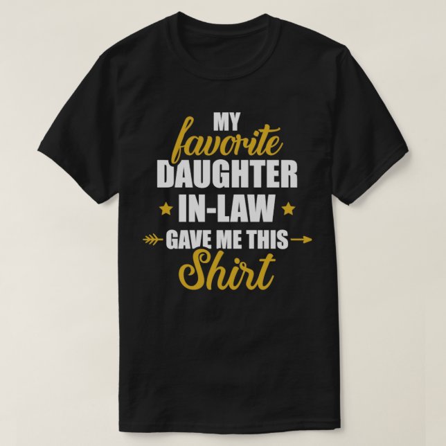 Beste Tochter gab mir das für Mutterrecht 1 T-Shirt (Design vorne)