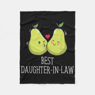 Beste Tochter in Law Bridge Funny Future Ehefrau W Fleecedecke