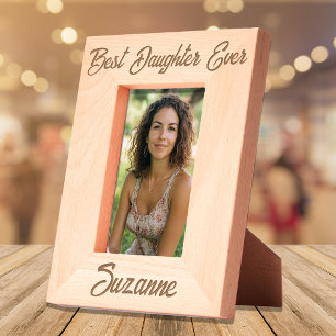 Beste Tochter überhaupt Personalisiert Geätzte Rahmen