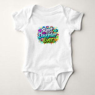 Beste Tochter überhaupt (Stil 2) Baby Strampler