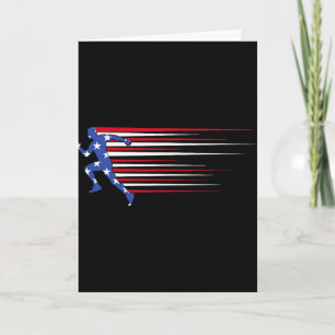 Beste USA Amerikanische Flagge Leichtathletik-Gesc Karte