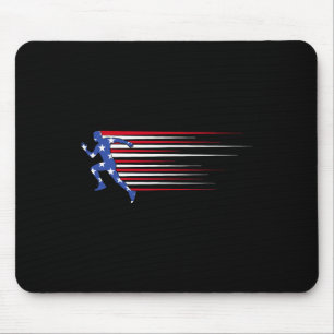 Beste USA-Amerikanische Flagge Leichtathletik-Gesc Mousepad